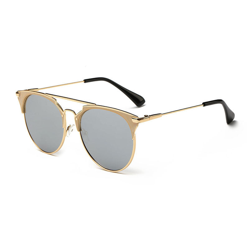 Online discount shop Australia - Fashion Retro Round Cat Eye Sunglasses Men Women Designer Eyewear Metal Frame UV400 Glasses