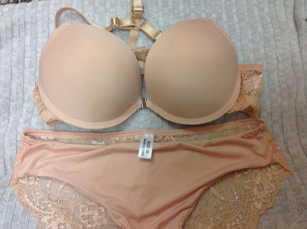 Elegant Bra and Panty Set Women Bras Underwear Lady push up bra Lingeries bra brief set lingerie set