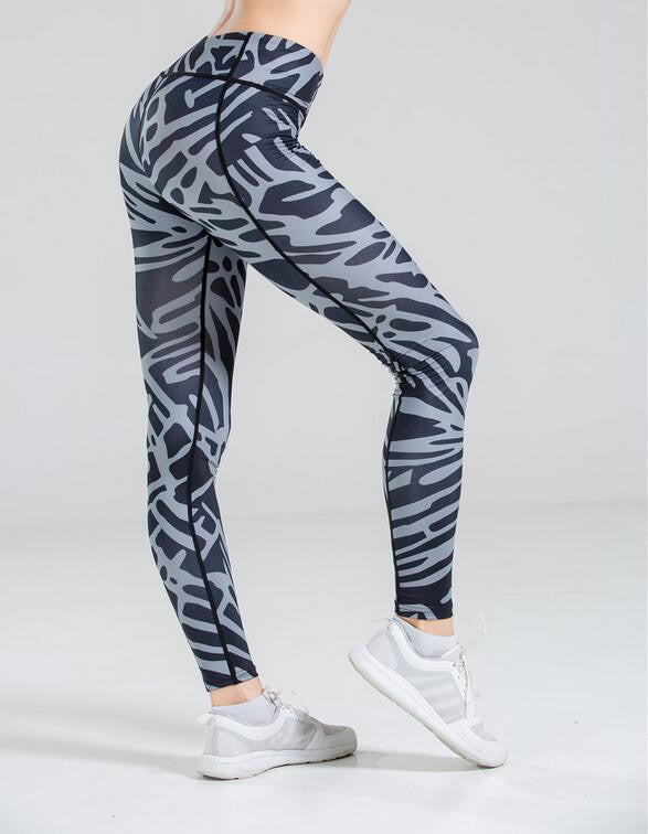 Pants Elastic Slim Jeggings 3D skull Digital Printing Legging Fitness Women Leggings High Waist