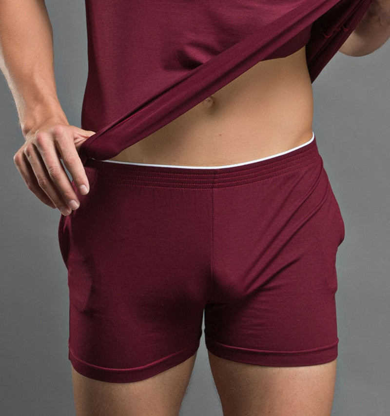 New Solid Cotton Beach Breathable Mesh Household Shorts Quick-drying Casual Shorts Men Shorts Fitness Shorts Men's Clothing Soft - CelebritystyleFashion.com.au online clothing shop australia