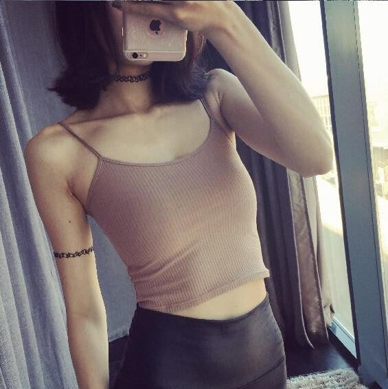 Women Bralette Bralet Bustier Crop Top Cami Tank Tops European style elasticity Sleeveless Vest