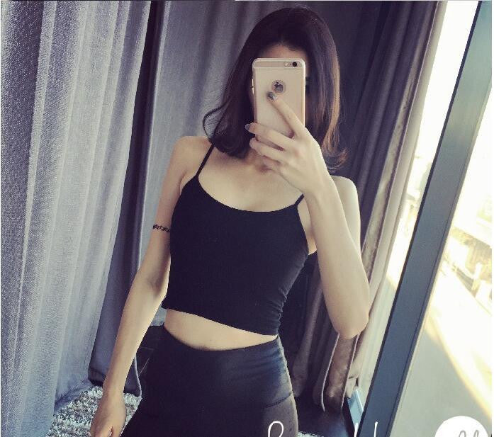 Women Bralette Bralet Bustier Crop Top Cami Tank Tops European style elasticity Sleeveless Vest