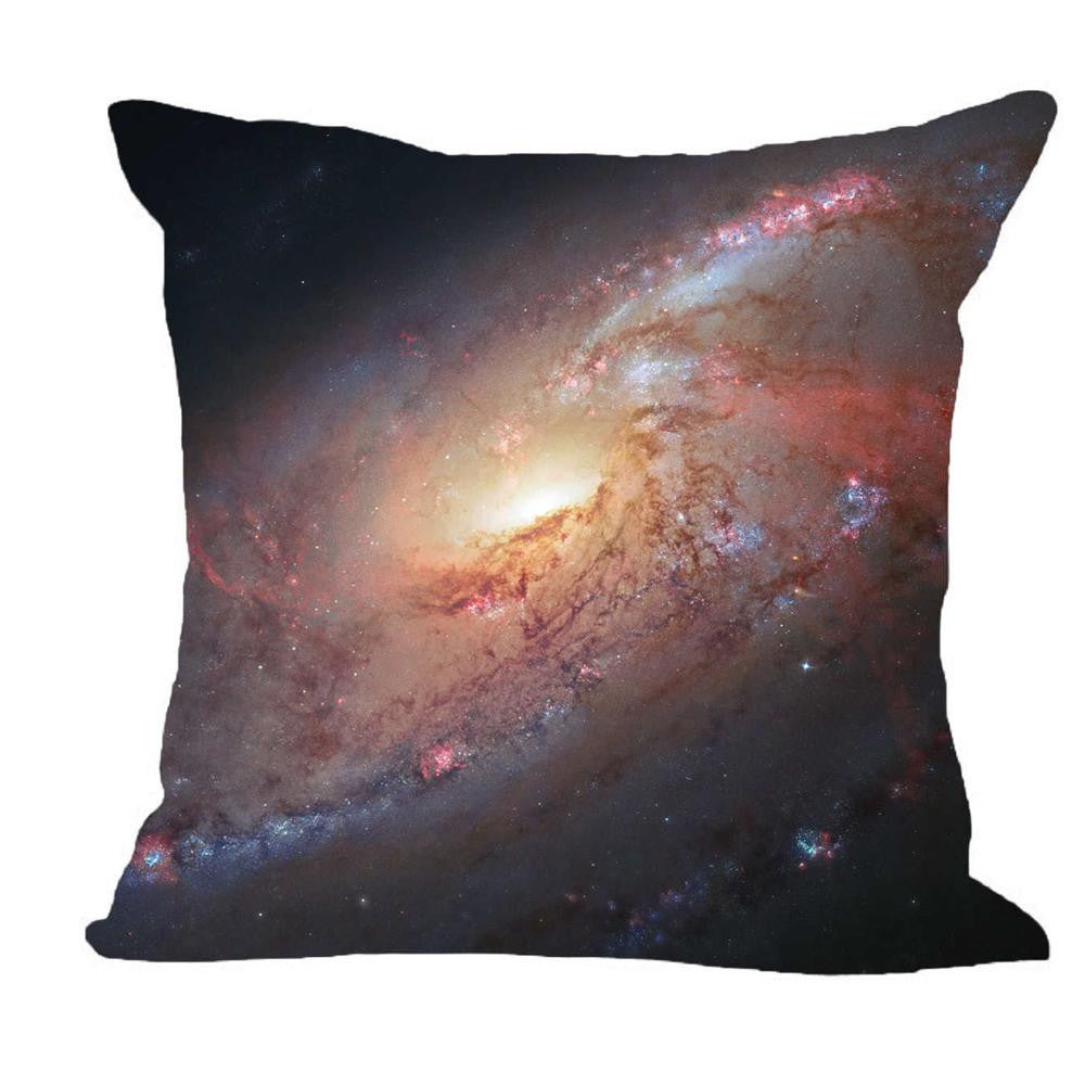 Pillow Case Galaxy Cushion Cover Planet Linen/Cotton sofa chair seat Car Sofa 45*45CM Cushion Home Decorative Throw Cover