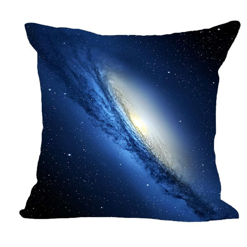 Pillow Case Galaxy Cushion Cover Planet Linen/Cotton sofa chair seat Car Sofa 45*45CM Cushion Home Decorative Throw Cover