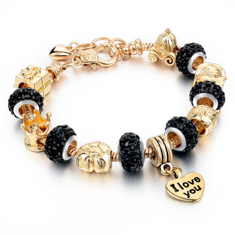 Selling Heart Charm Bracelets & Bangles Gold Bracelets For Women DIY Pulsera Famous Brand Jewellery SBR150074 - CelebritystyleFashion.com.au online clothing shop australia
