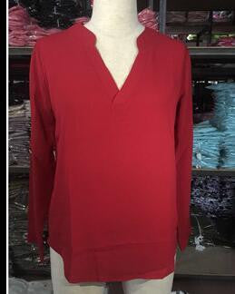 Women Chiffon Blouse Pluse Size Vetement Vintage Office Ladies Tops 5XL Clothes