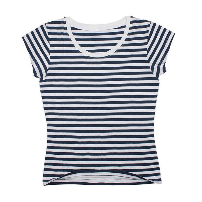 Women Brand T Shirt Ladies O-neck striped Cute Cartoon Print short Sleeve Shirt Slim T Shirt Cotton Tops Tees Plus Size