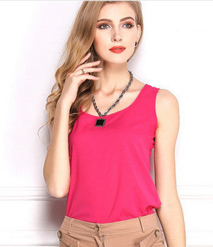 Online discount shop Australia - Blouses Plus Size Women Chiffon Blouse  Shirt Cute Candy Color Tropical Casual Tops Clothes