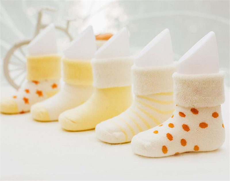 Online discount shop Australia - 5 Pairs/Lot Christmas Baby Girls Socks Newborn Baby Boy Socks