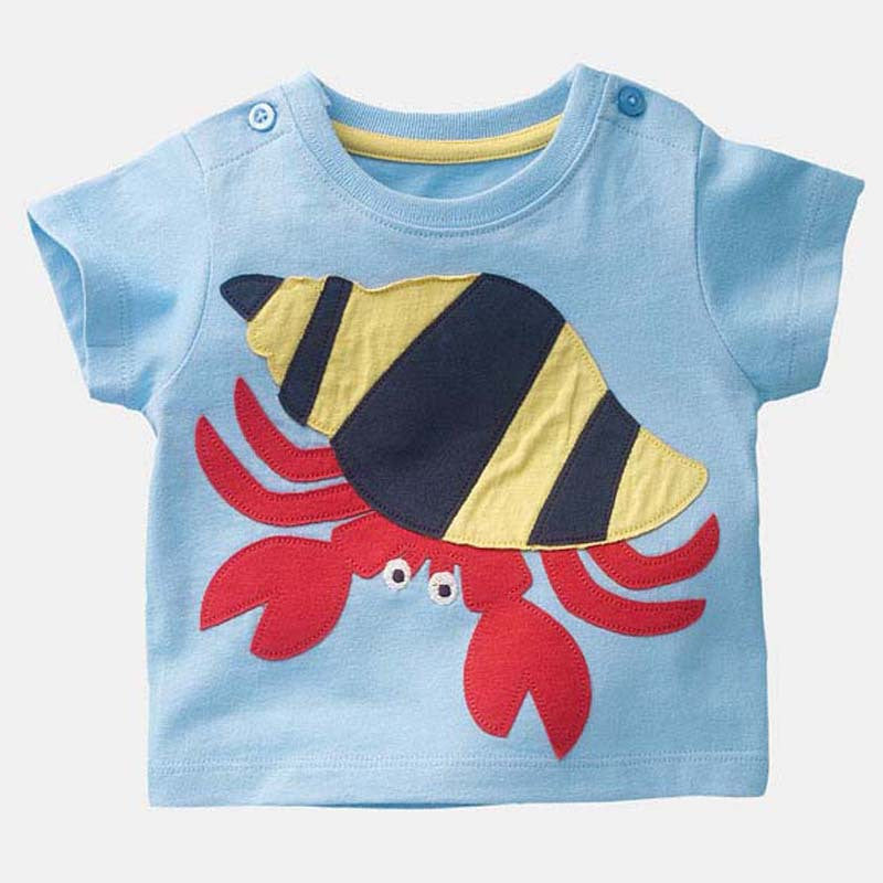 Boys T-shirt summer new children's clothing baby boys T shirt kids t shirts cotton cartoon baby clothes - CelebritystyleFashion.com.au online clothing shop australia