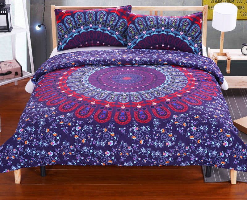 Online discount shop Australia - BeddingOutlet Boho Bedding Set Elephant Tree Black Printed Bohemia Duvet Cover Bedspread Twin Full Queen King Factory