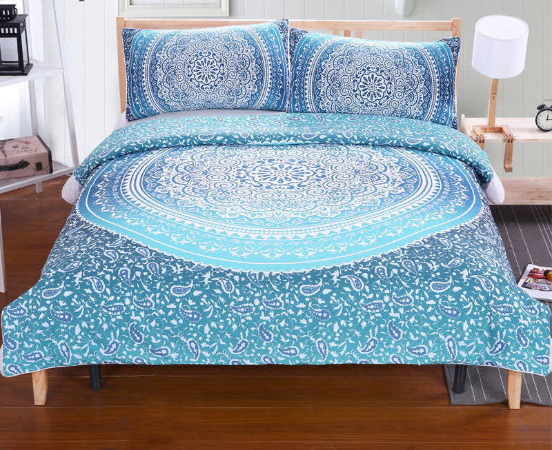 Online discount shop Australia - BeddingOutlet Boho Bedding Set Elephant Tree Black Printed Bohemia Duvet Cover Bedspread Twin Full Queen King Factory