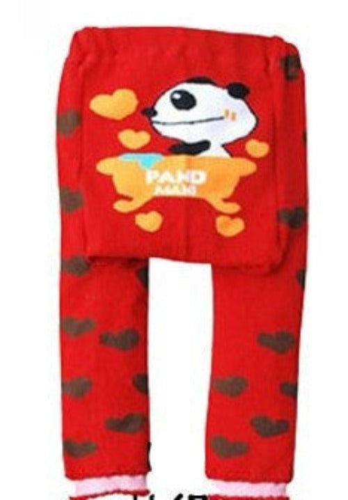 Online discount shop Australia - Baby Pants cartoon print knitted busha pp pants elastic waist toddler Leggings Kids Clothes 3-24 M