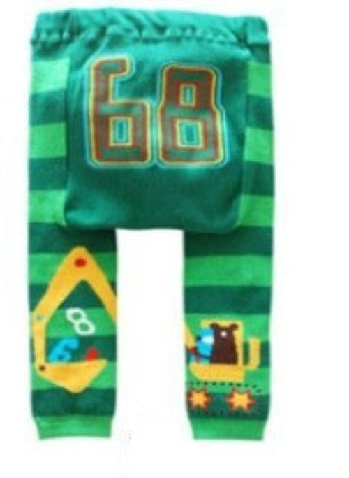 Online discount shop Australia - Baby Pants cartoon print knitted busha pp pants elastic waist toddler Leggings Kids Clothes 3-24 M