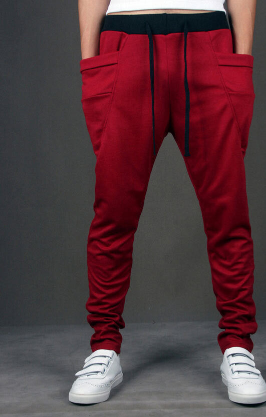 Fashion Brand Sweatpants Trousers Men Harem Pants Pants, Men'S Big Pocket Design Man Cargo Joggers M ~ XX - CelebritystyleFashion.com.au online clothing shop australia