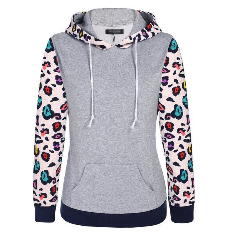 Autumn Winter Women Casual Thick Warm Floral Printed Hoodies Sweatshirts Long Sleeve Hooded Long Coat Jackets - CelebritystyleFashion.com.au online clothing shop australia