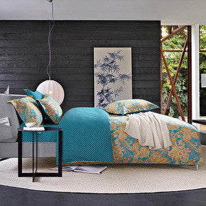 Online discount shop Australia - bohemian style sheets sets linens multicolor abstract flowers cotton bedspread Queen Double size quilt cover set bedding sets