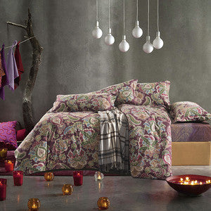 Online discount shop Australia - bohemian style sheets sets linens multicolor abstract flowers cotton bedspread Queen Double size quilt cover set bedding sets