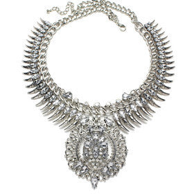 HOT Statement Necklaces & Pendants Vintage Crystal Maxi Choker Silver Collier Femme Boho Big Fashion Women Jewellery - CelebritystyleFashion.com.au online clothing shop australia