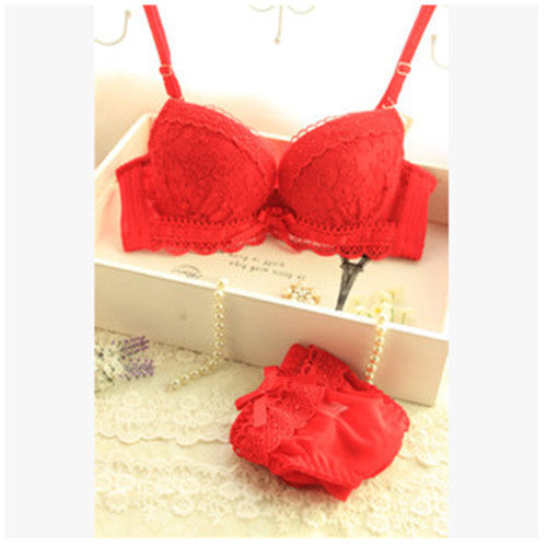 Online discount shop Australia - 6 Color Cup A B C 34 36 38 40 bra lace Carving sexy push up women bra set young girl sets women underwear lingerie cotton