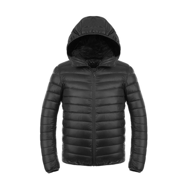 Online discount shop Australia - Jacket men 90 Duck Down Jacket Men's Ultralight Down Jacket With a Hood Outdoors Parka With Carry Bag
