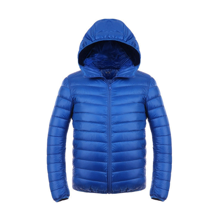Online discount shop Australia - Jacket men 90 Duck Down Jacket Men's Ultralight Down Jacket With a Hood Outdoors Parka With Carry Bag