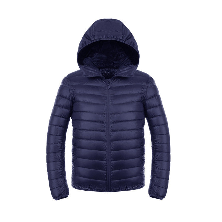 Online discount shop Australia - Jacket men 90 Duck Down Jacket Men's Ultralight Down Jacket With a Hood Outdoors Parka With Carry Bag
