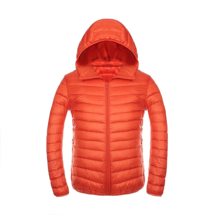 Online discount shop Australia - Jacket men 90 Duck Down Jacket Men's Ultralight Down Jacket With a Hood Outdoors Parka With Carry Bag