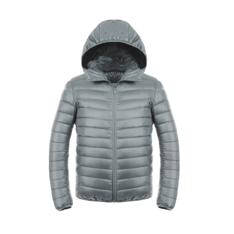 Online discount shop Australia - Jacket men 90 Duck Down Jacket Men's Ultralight Down Jacket With a Hood Outdoors Parka With Carry Bag