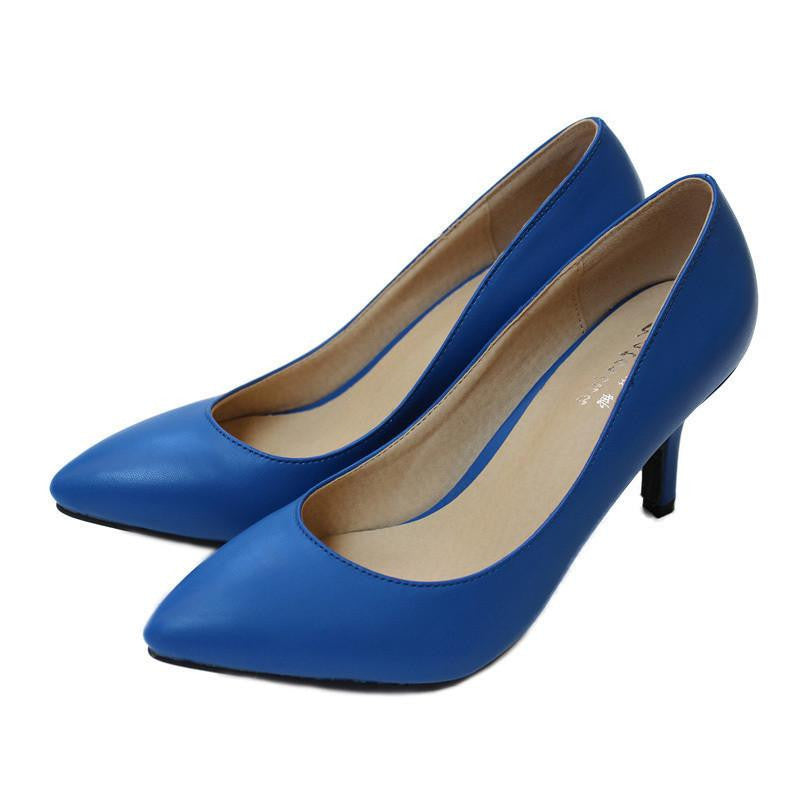 Women's High Heels Women Pumps Bride Party Thin Heel Pointed Toe Sheepskin High Heel Shoes Plue Size 34-41 D30-579