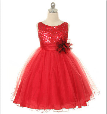 High Quality girl dress New Year Party Dress Christmas Dress for Girl Sleeveless Lace Princess 3-14Yrs Girls clothes - CelebritystyleFashion.com.au online clothing shop australia