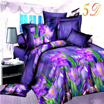 Online discount shop Australia - New Arrival 3d Bedding Sets Leopard Printed Queen Size 4Pcs Bedclothes Pillowcases Bed Sheet Duvet Cover Set.