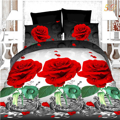 Online discount shop Australia - New Arrival 3d Bedding Sets Leopard Printed Queen Size 4Pcs Bedclothes Pillowcases Bed Sheet Duvet Cover Set.