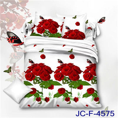 Online discount shop Australia - New Arrival 3d Bedding Sets Leopard Printed Queen Size 4Pcs Bedclothes Pillowcases Bed Sheet Duvet Cover Set.