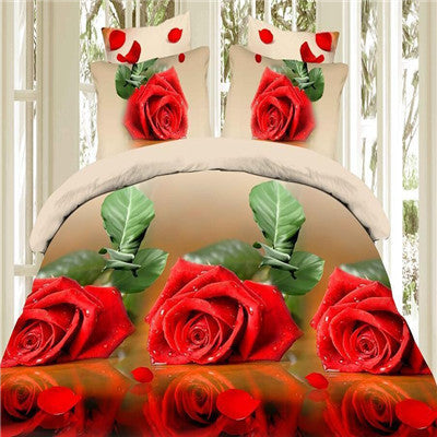 Online discount shop Australia - New Arrival 3d Bedding Sets Leopard Printed Queen Size 4Pcs Bedclothes Pillowcases Bed Sheet Duvet Cover Set.