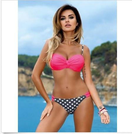 Bikini Girls Push Up Padded Bikini Sets Women Strap Bathing Suit Biquini