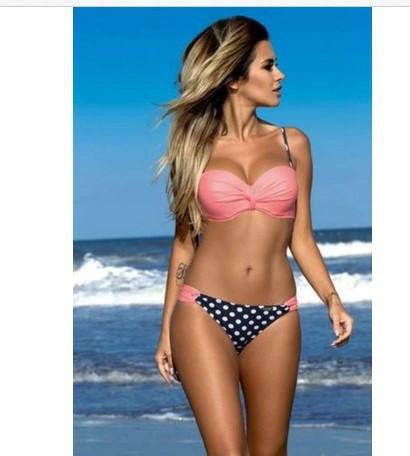 Bikini Girls Push Up Padded Bikini Sets Women Strap Bathing Suit Biquini