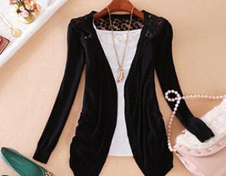 Online discount shop Australia - Clothes Women Clothing New Lace Sweet Crochet Knit Blouses Sweater Cardigan Lace Blouse Jacket