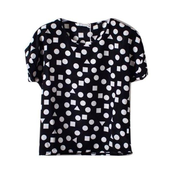 ing Lots Women Lady Batwing Chiffon Top T-Shirt Casual Printed Tops Shirts Women Clothes