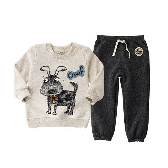 cotton children Set autumn boys clothes Swan boy character set boys kids jacket tracksuit pants+t shirts - CelebritystyleFashion.com.au online clothing shop australia