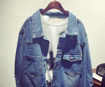 Online discount shop Australia - High Quality Single-breasted Long-sleeve All-match Jeans Outerwear Coats New Fashion Denim Jacket Women