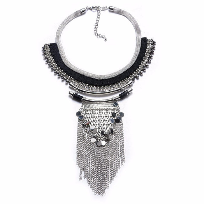 New Women Crystal Collier Femme Vintage Necklaces Pendants Collar Statement Bijoux Fashion Choker Maxi Boho Accessories - CelebritystyleFashion.com.au online clothing shop australia