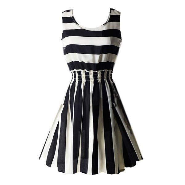Women Chiffon Dress Sleeveless Sundress Beach Floral Tank Mini Dresses Vestido