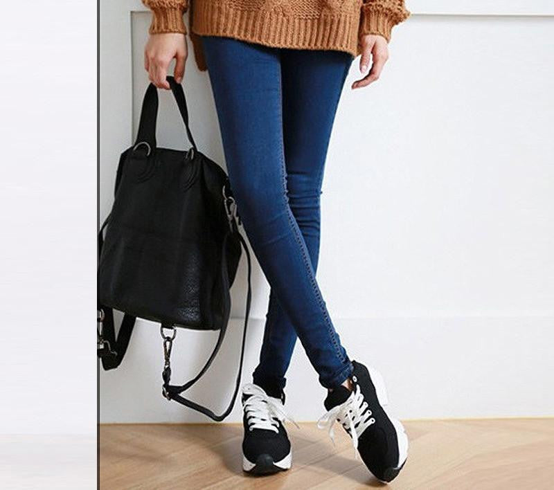 Skinny Jeans Woman Autumn Pencil Jeans For Women Fashion Slim Ankle-Length Jeans Women's Printed Denim Pants