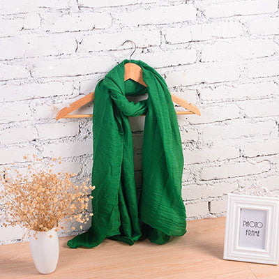 Fashion Pure Women Scarf Long Cotton Candy Colors Shawl 18 Colors Warm Soft Women Muffler