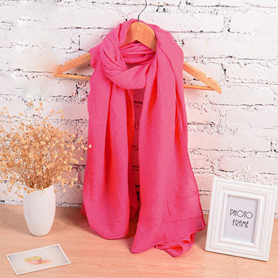 Fashion Pure Women Scarf Long Cotton Candy Colors Shawl 18 Colors Warm Soft Women Muffler