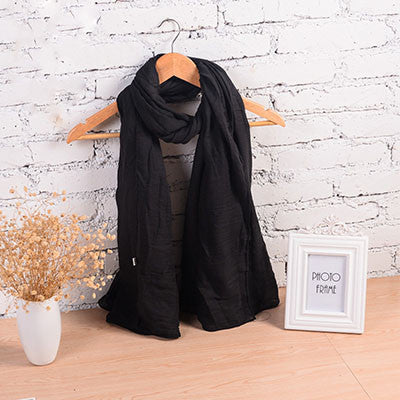 Fashion Pure Women Scarf Long Cotton Candy Colors Shawl 18 Colors Warm Soft Women Muffler