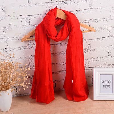 Fashion Pure Women Scarf Long Cotton Candy Colors Shawl 18 Colors Warm Soft Women Muffler