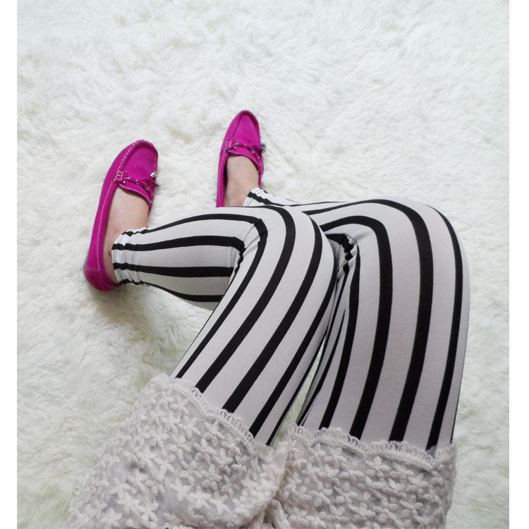 Online discount shop Australia - High Elastic Design Vintage graffiti Leggings Floral patterned Print Leggins