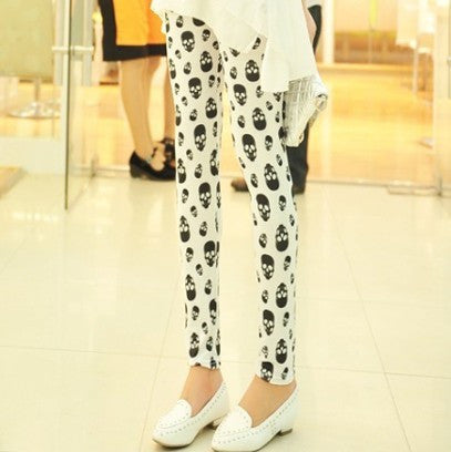 Online discount shop Australia - High Elastic Design Vintage graffiti Leggings Floral patterned Print Leggins